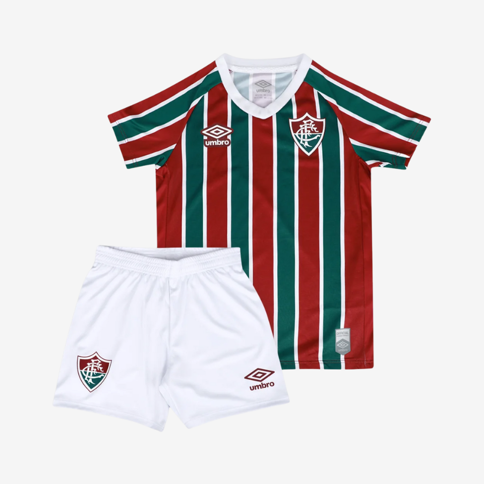 Conjunto Infantil Umbro Fluminense 2025/26 I-Veste a Paixão