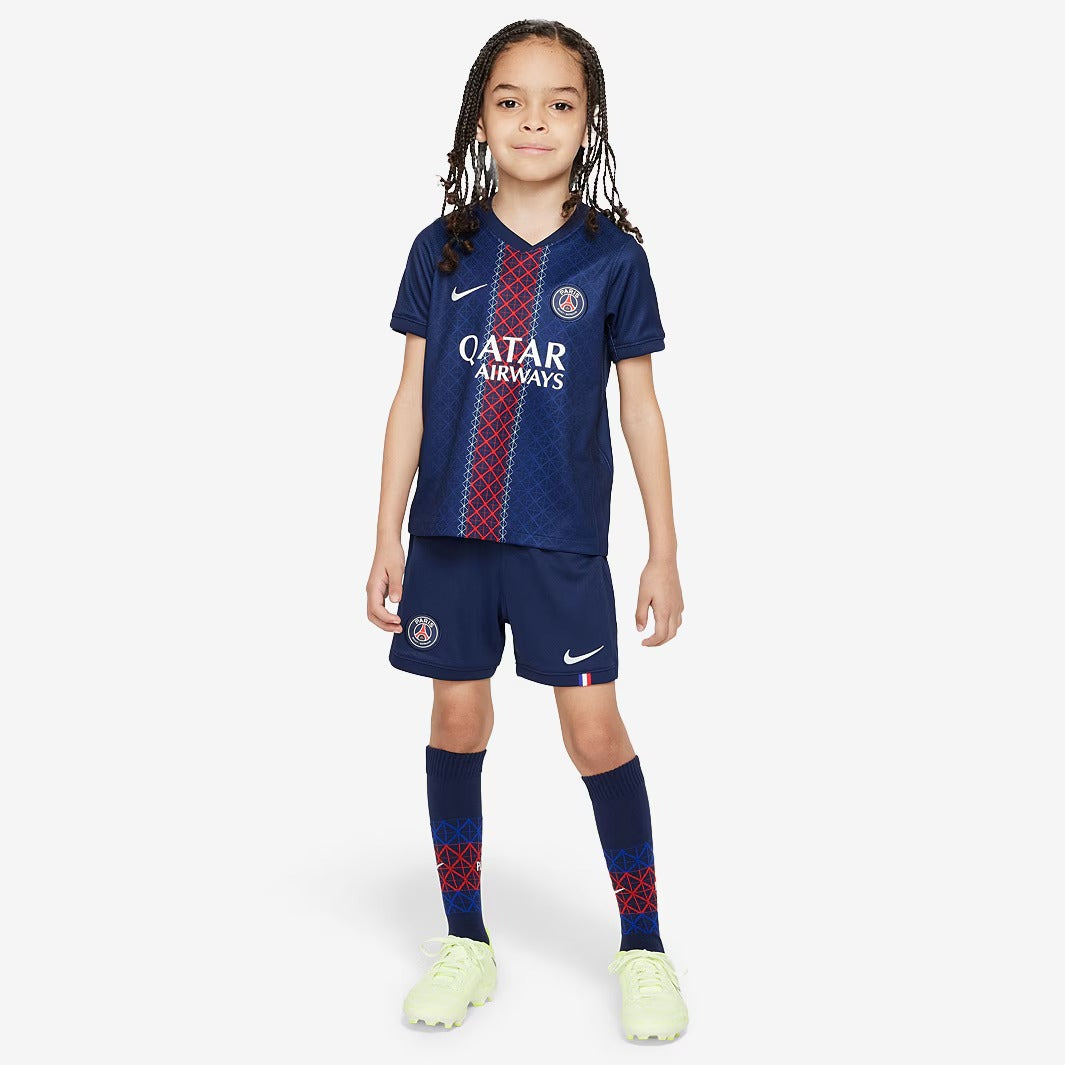 Conjunto Infantil Nike Paris Saint Germain 2025/26 I-Veste a Paixão