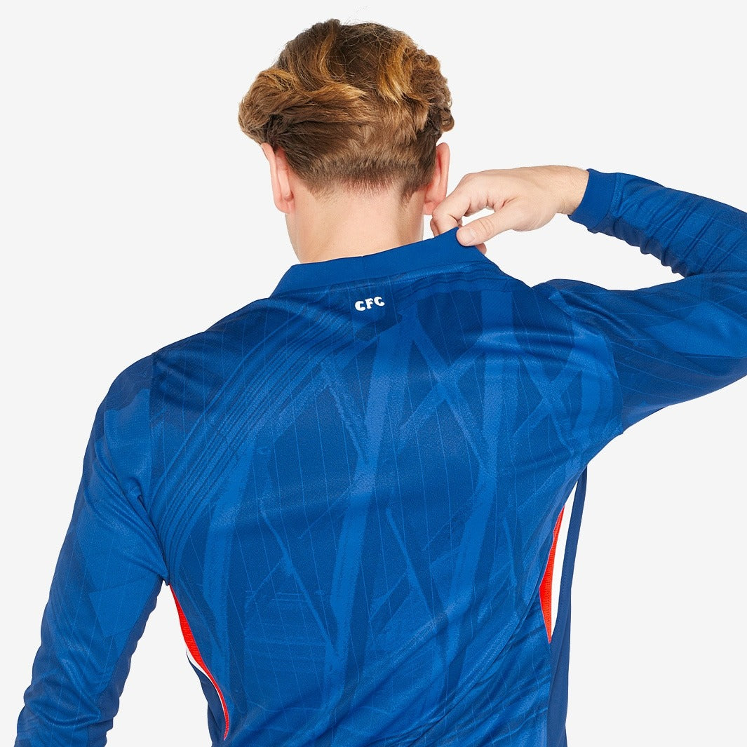 Camisa Nike Chelsea 2025/26 I Manga Longa Torcedor-Veste a Paixão