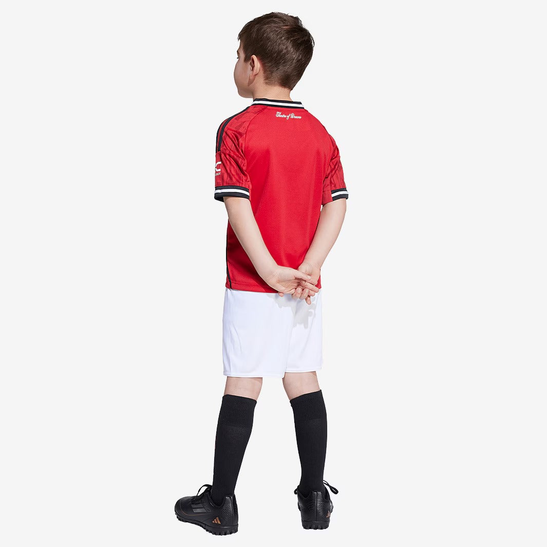 Conjunto Infantil Adidas Manchester United 2025/26 Torcedor-Veste a Paixão