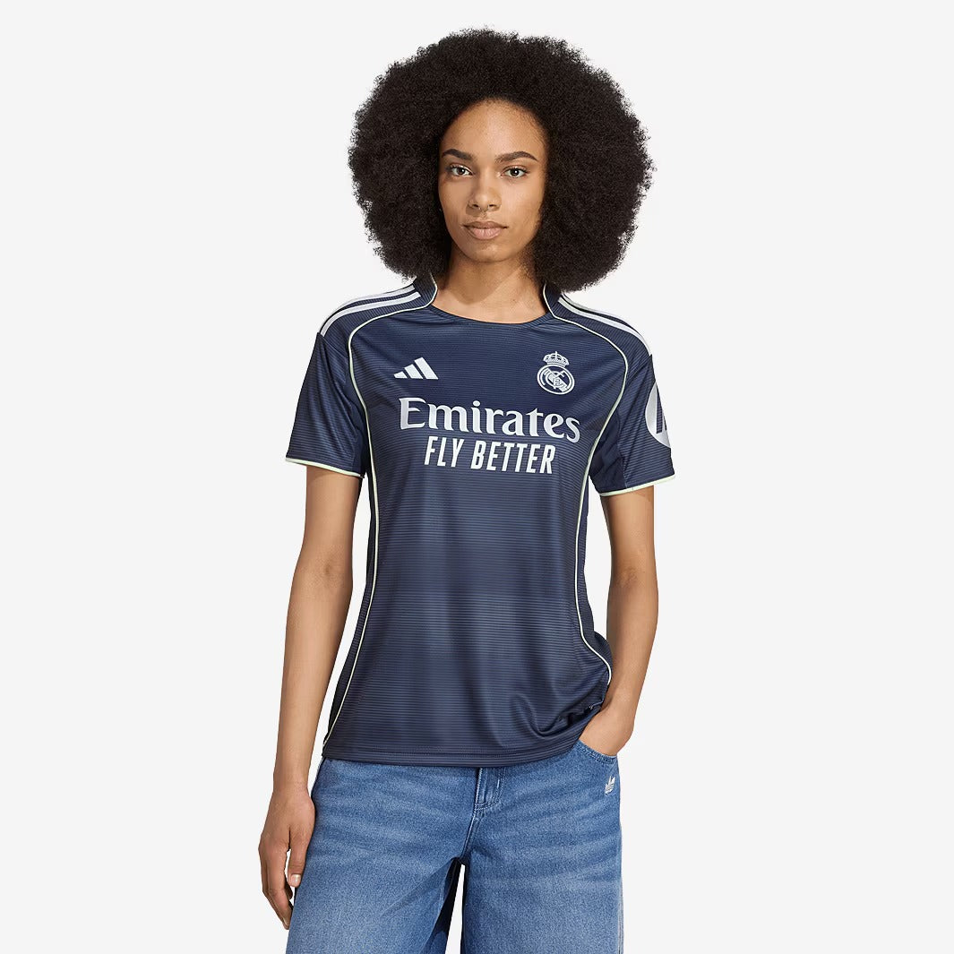 Camisa Feminina Adidas Real Madrid 2025/26 II-Veste a Paixão