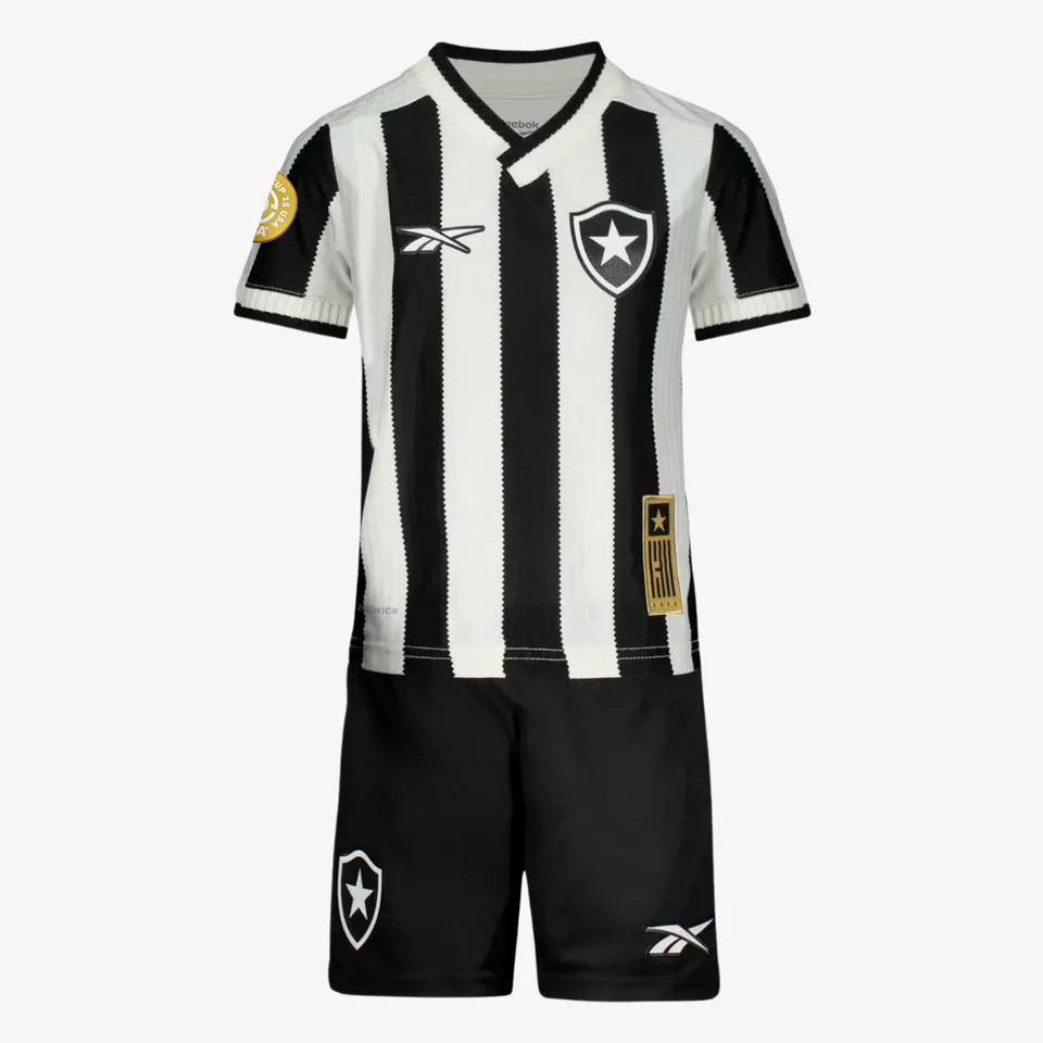 Conjunto Infantil Reebok Botafogo 2025/26 I-Veste a Paixão