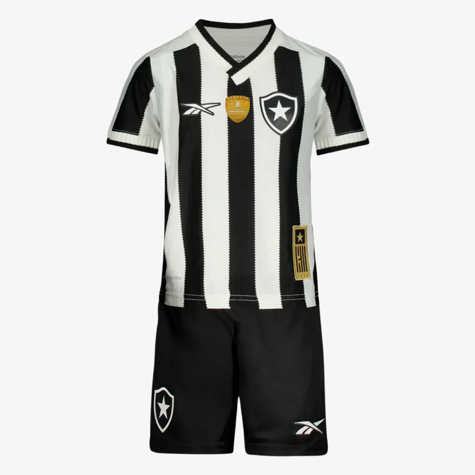 Conjunto Infantil Reebok Botafogo 2025/26 I-Veste a Paixão