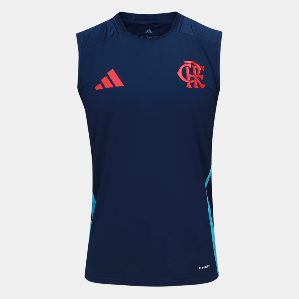 Regata Treino Adidas Flamengo 2025/26-Veste a Paixão