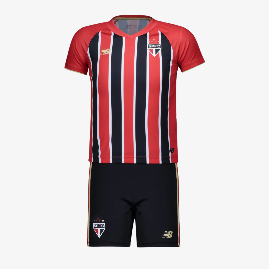 Conjunto Infantil New Balance São Paulo 2025/26 II-Veste a Paixão