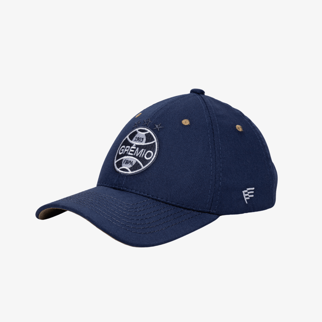 Boné Grêmio Outline - Azul Marinho-Veste a Paixão