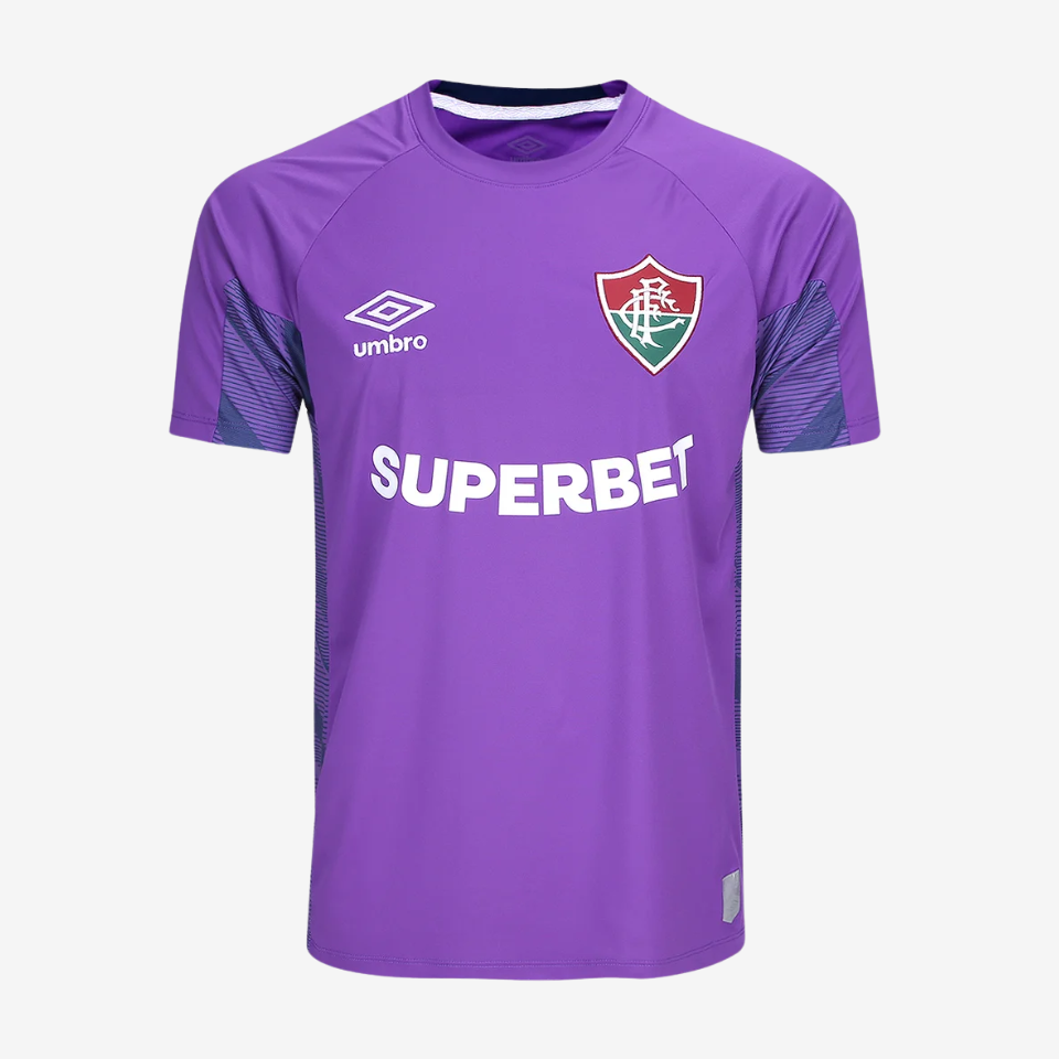 CAMISA GOLEIRO UMBRO FLUMINENSE 2025/26 - ROXA-Veste a Paixão