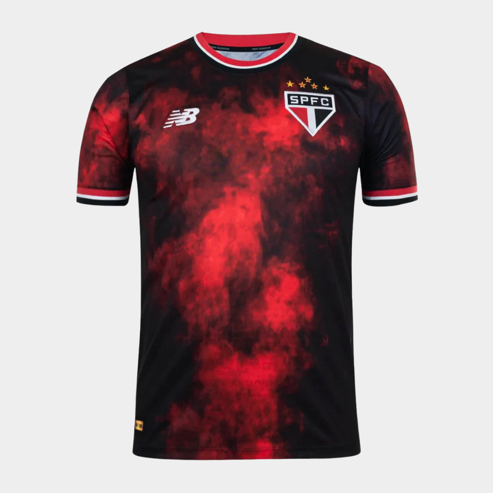 Camisa Feminina New Balance São Paulo 2024/25 III-Veste a Paixão