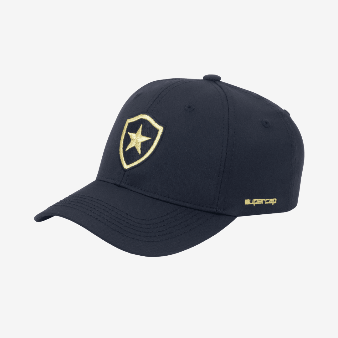 Boné Botafogo Gold Edition - Preto-Veste a Paixão