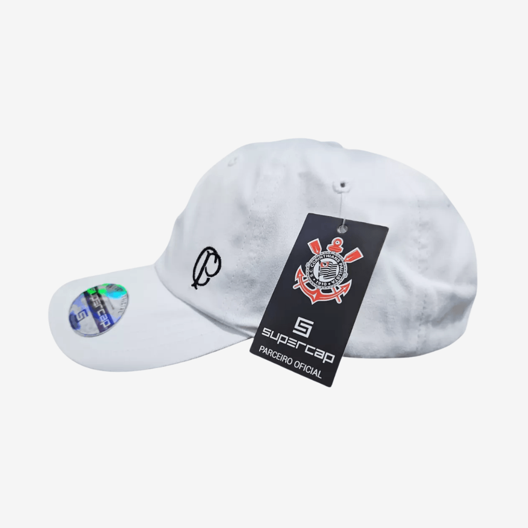 Boné Corinthians Vintage CP - Branco-Veste a Paixão
