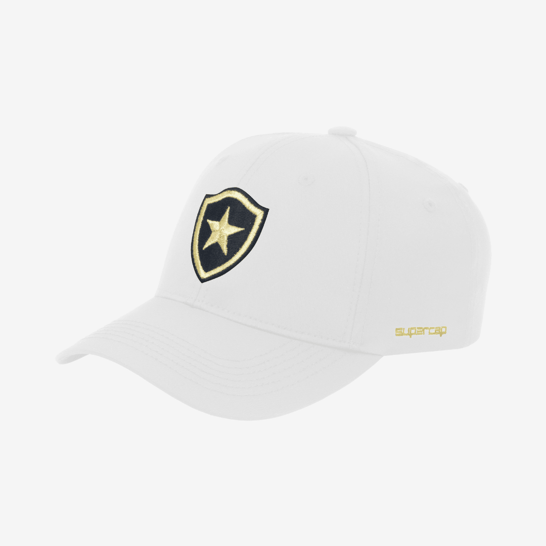 Boné Botafogo Gold Edition - Branco-Veste a Paixão