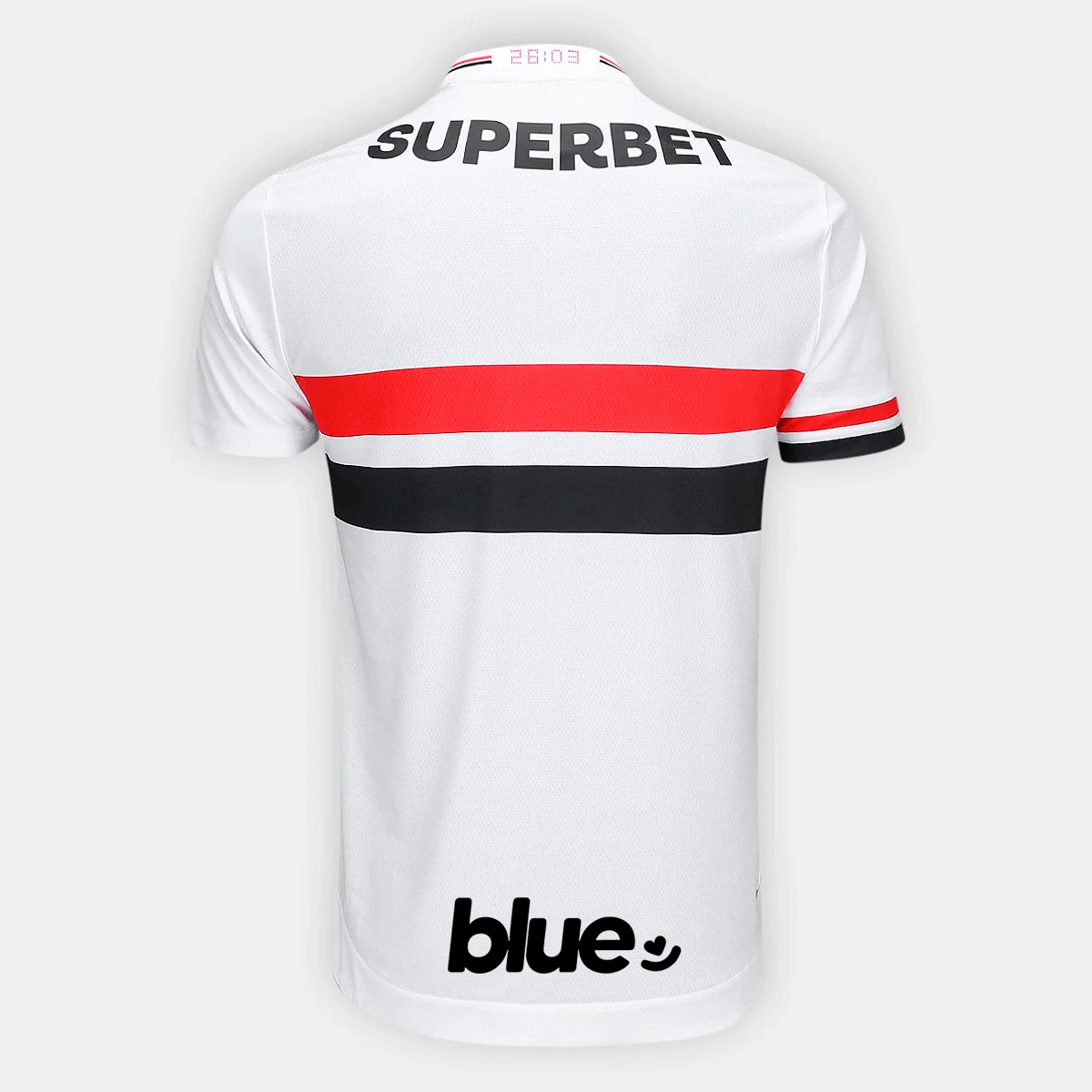 Camisa New Balance São Paulo 2025/26 I Com Patrocínios-Veste a Paixão