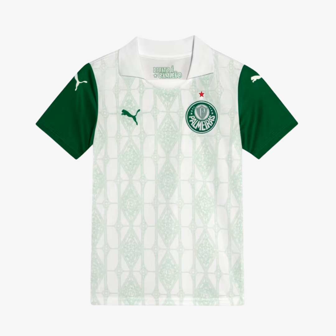 Conjunto Infantil Puma Palmeiras 2025/26 II-Veste a Paixão