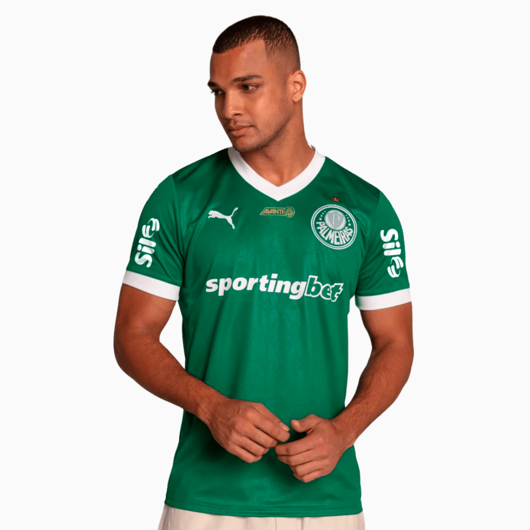 Camisa Puma Palmeiras 2025/26 I Com Patrocínios-Veste a Paixão