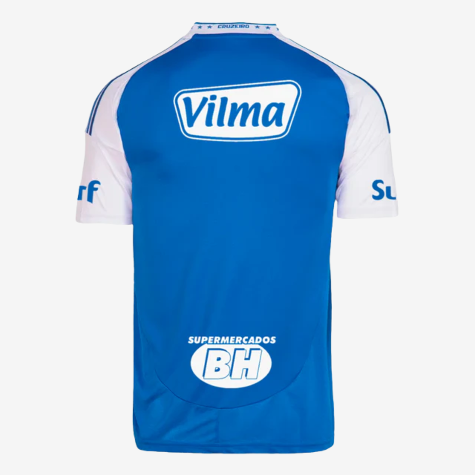 Camisa Adidas Cruzeiro 2025/26 I Com Patrocínios-Veste a Paixão
