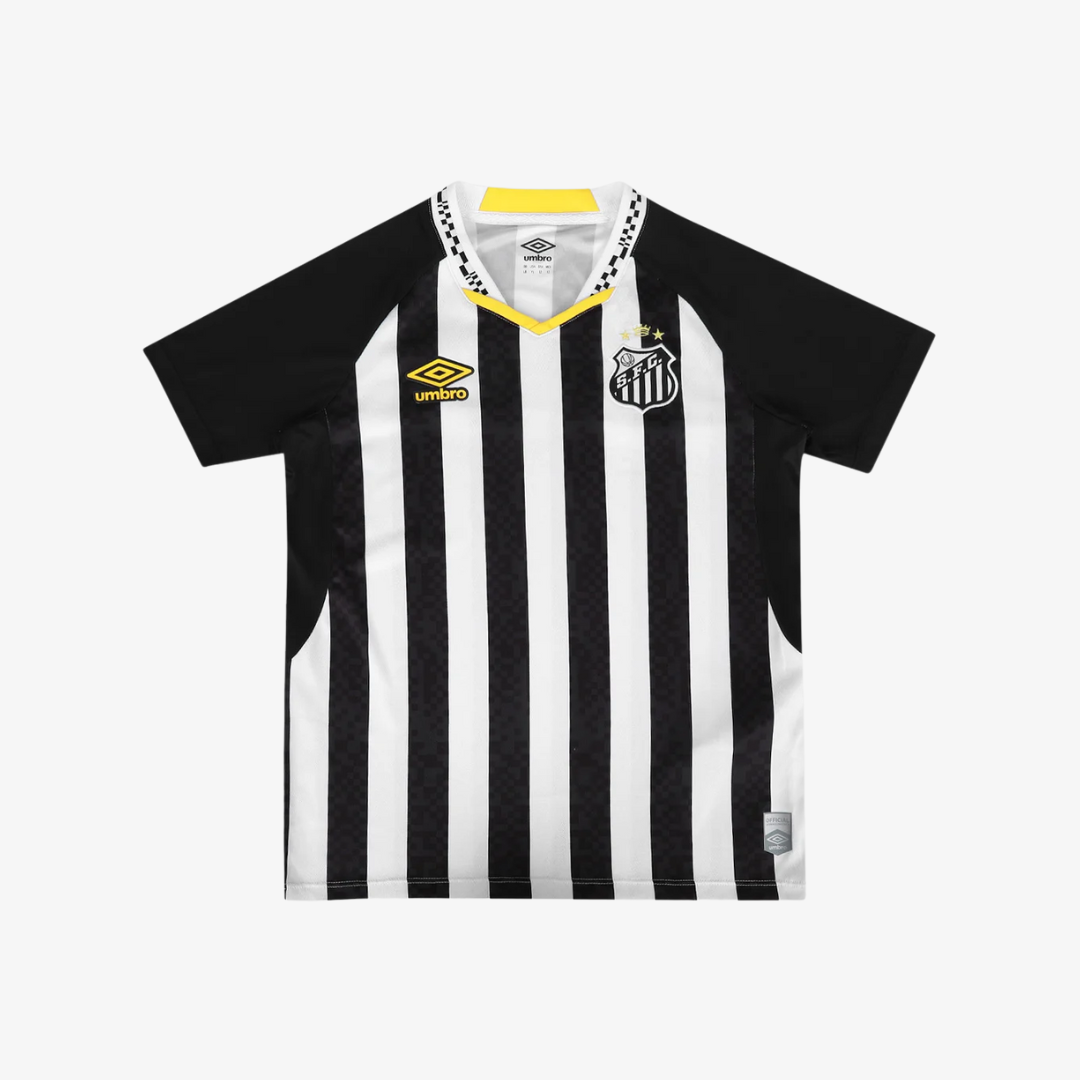 Conjunto Infantil Umbro Santos 2025/26 II-Veste a Paixão