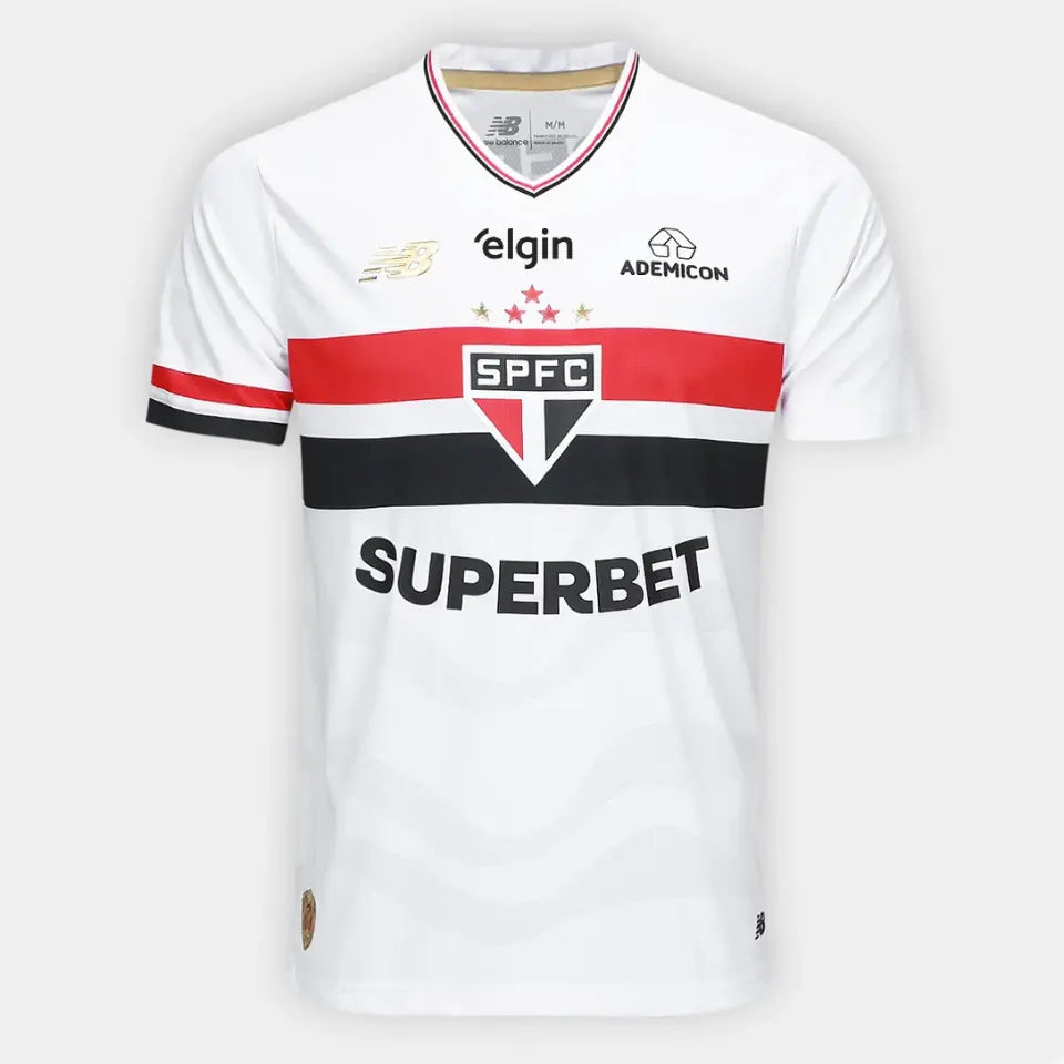Camisa New Balance São Paulo 2025/26 I Jogador Com Patrocínios-Veste a Paixão