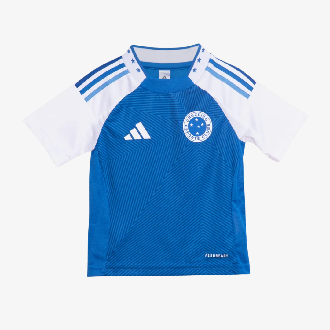 Conjunto Infantil Adidas Cruzeiro 2025/26 I-Veste a Paixão