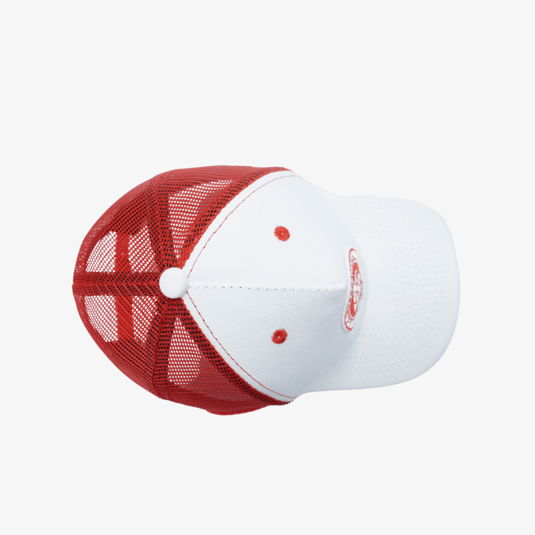 Boné Trucker Internacional Tela - Branco-Veste a Paixão