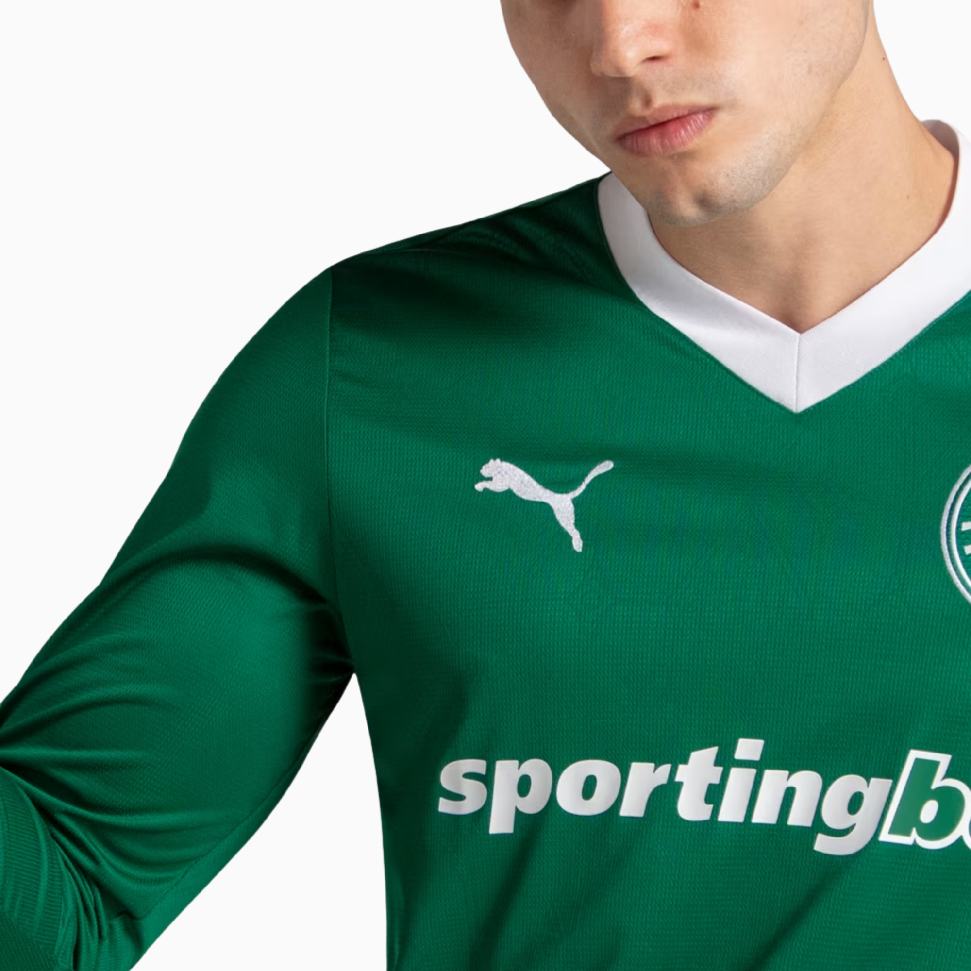 Camisa Puma Palmeiras Manga Longa 2025/26 I Torcedor-Veste a Paixão
