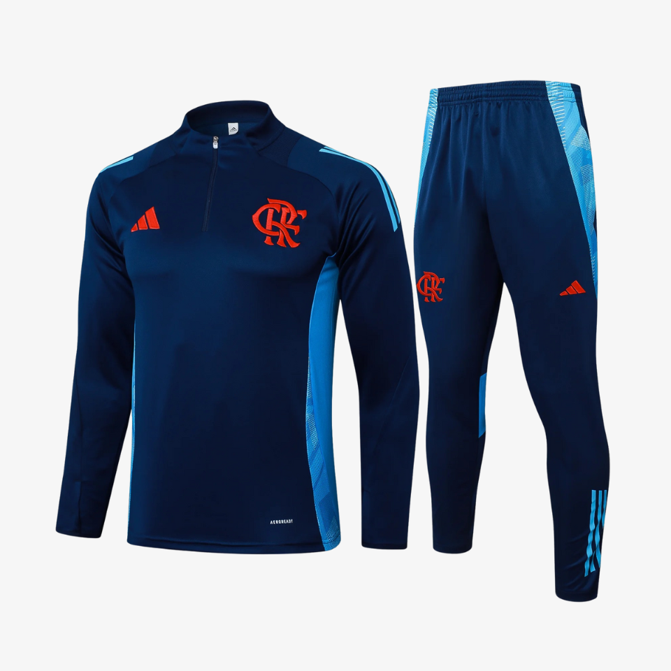 Conjunto Adidas Treino Flamengo 2025/26-Veste a Paixão