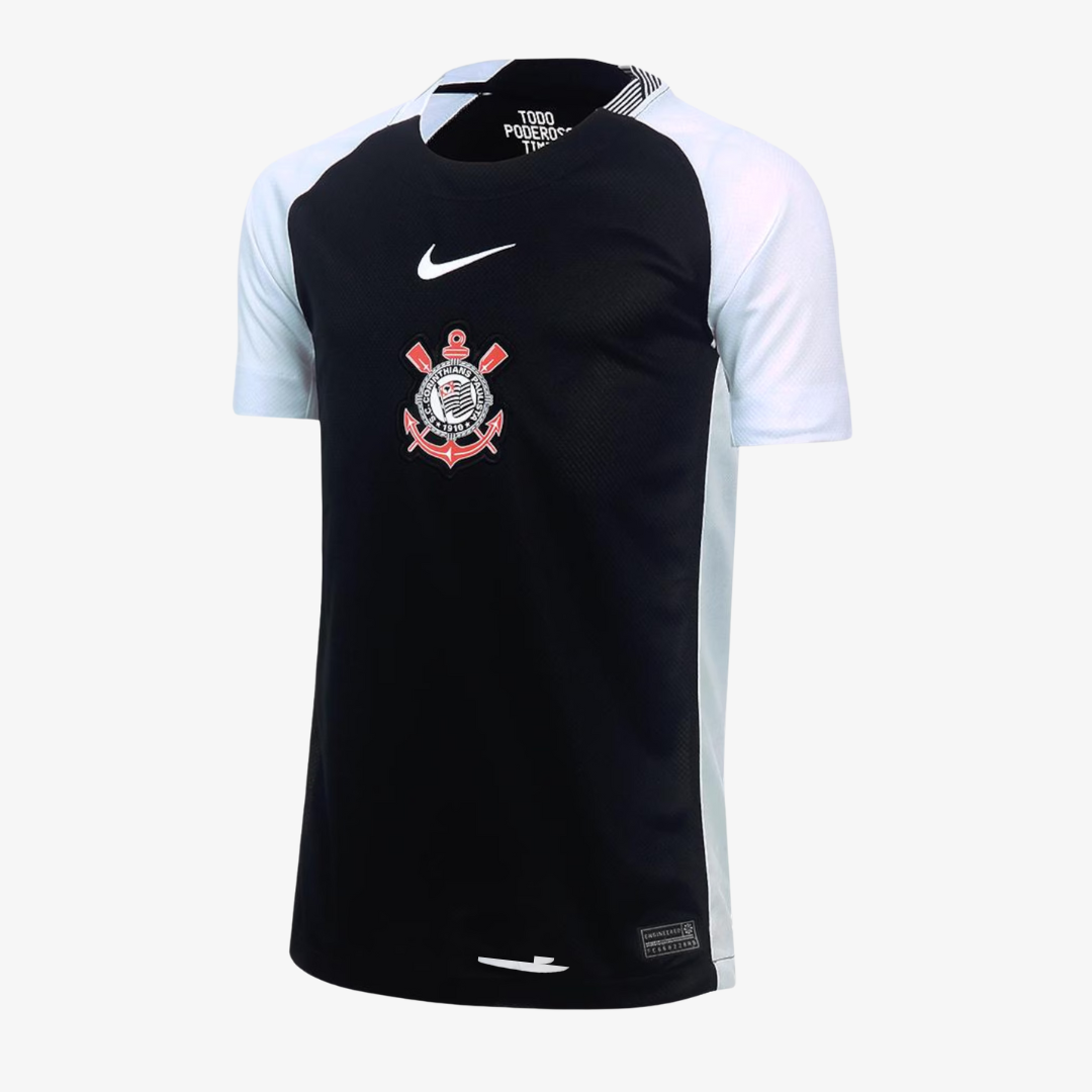 Conjunto Infantil Nike Corinthians 2025/26 II-Veste a Paixão