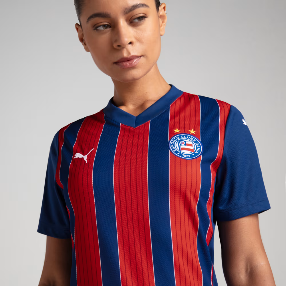 Camisa Feminina Bahia 2025/26 II-Veste a Paixão