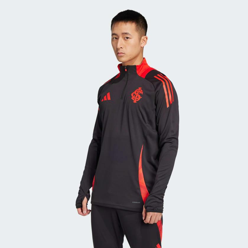 Blusa Treino Adidas Internacional 2024 Tiro-Veste a Paixão
