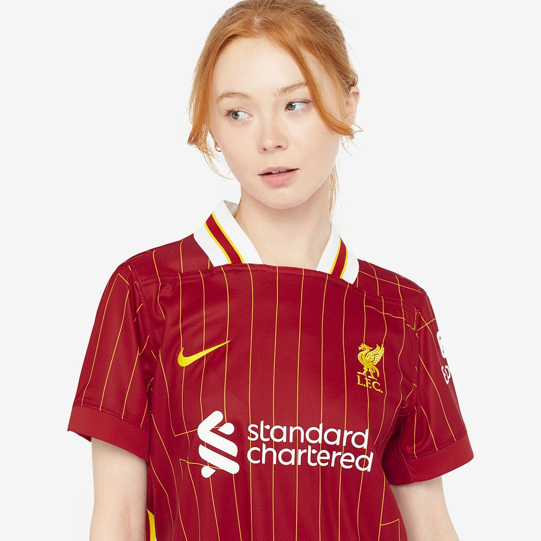 Camisa Feminina Nike Liverpool FC 2024/25 I Torcedora-Veste a Paixão