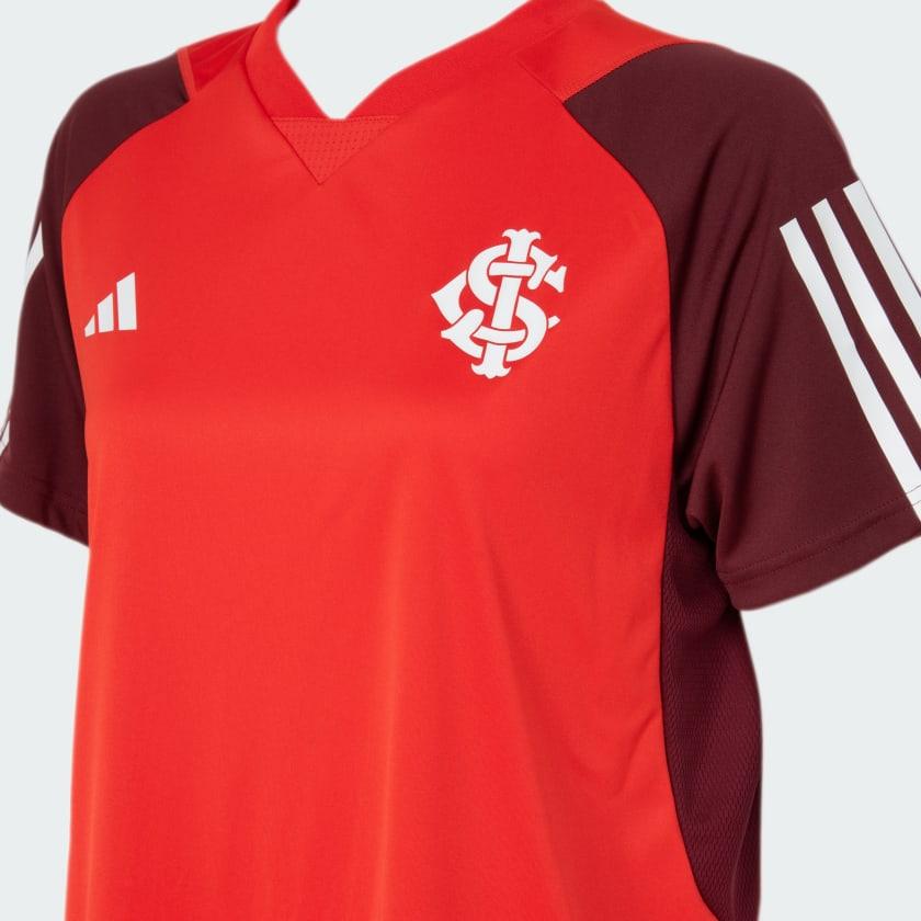 Camisa Feminina Treino Atleta Adidas Internacional 2024/25-Veste a Paixão