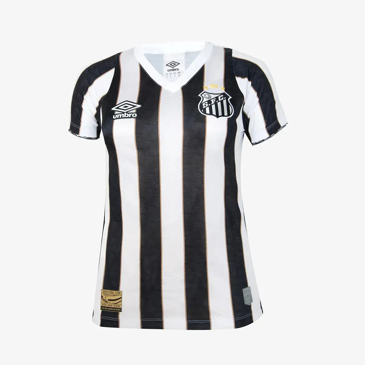 Camisa Feminina Umbro Santos 2024/25 II Torcedor-Veste a Paixão