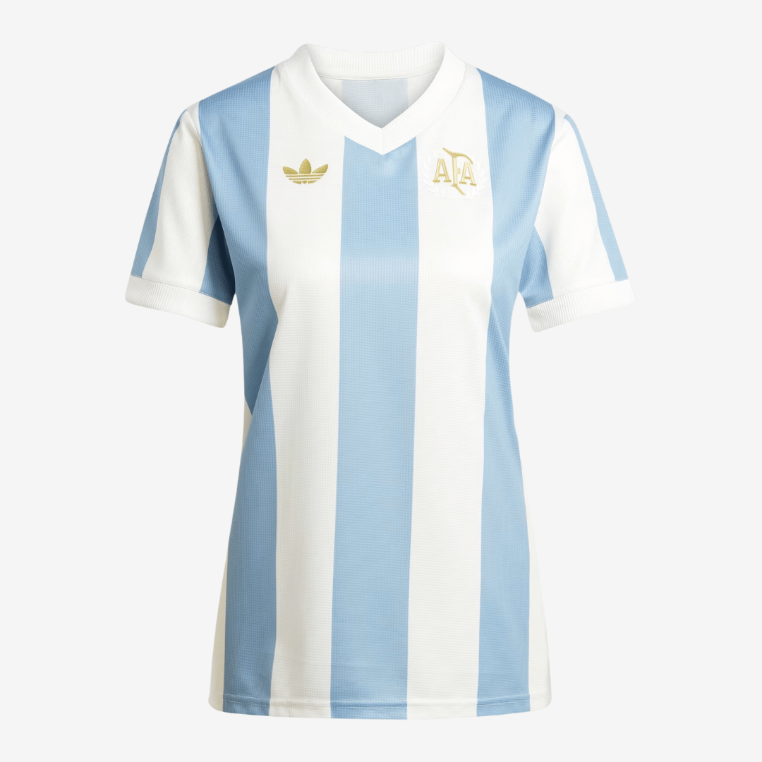 Camisa Feminina Adidas Argentina 2024 Anniversary-Veste a Paixão
