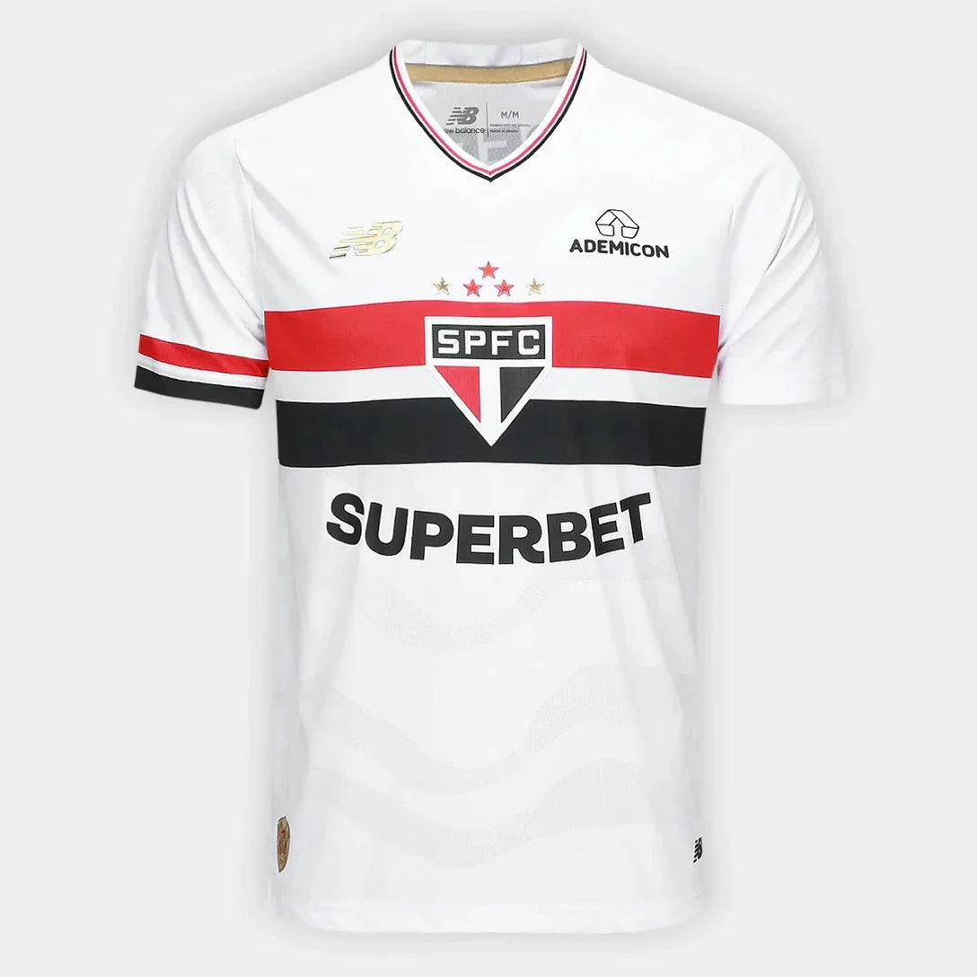 Camisa New Balance São Paulo 2025/26 I Jogador-Veste a Paixão