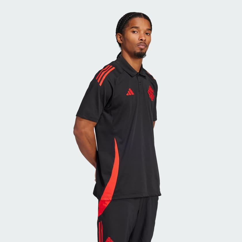 Camisa Polo Treino Adidas Internacional 2024/25-Veste a Paixão