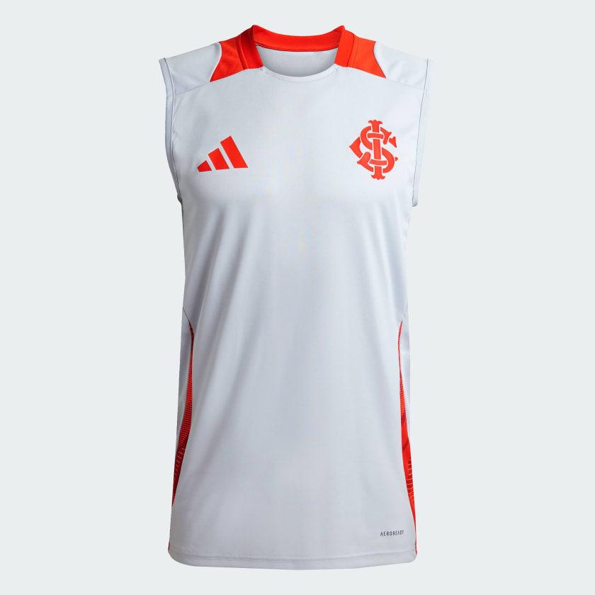 Camisa Treino Sem Mangas Adidas Internacional 2024 Tiro-Veste a Paixão