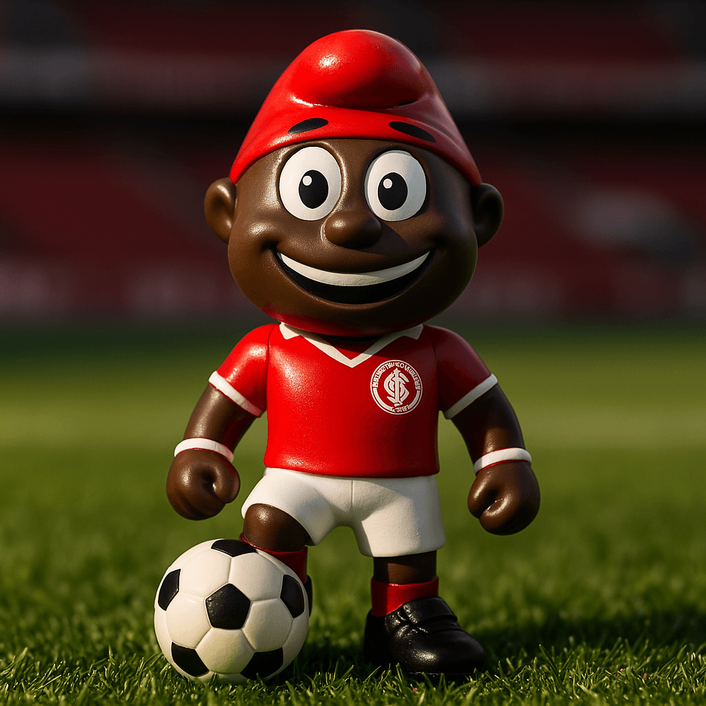 Boneco Mascote do Internacional O Saci-Veste a Paixão