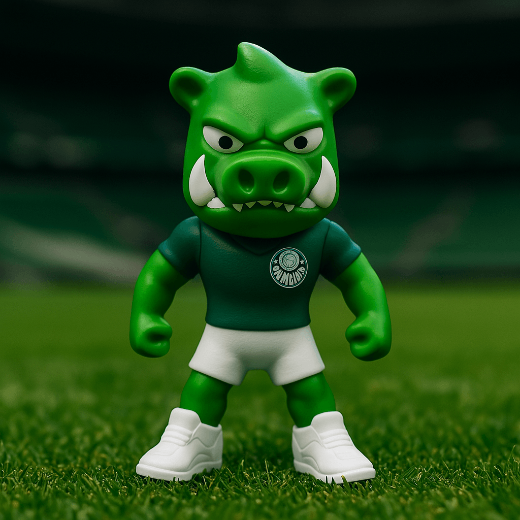 Mascote do Palmeiras - Porco-Veste a Paixão