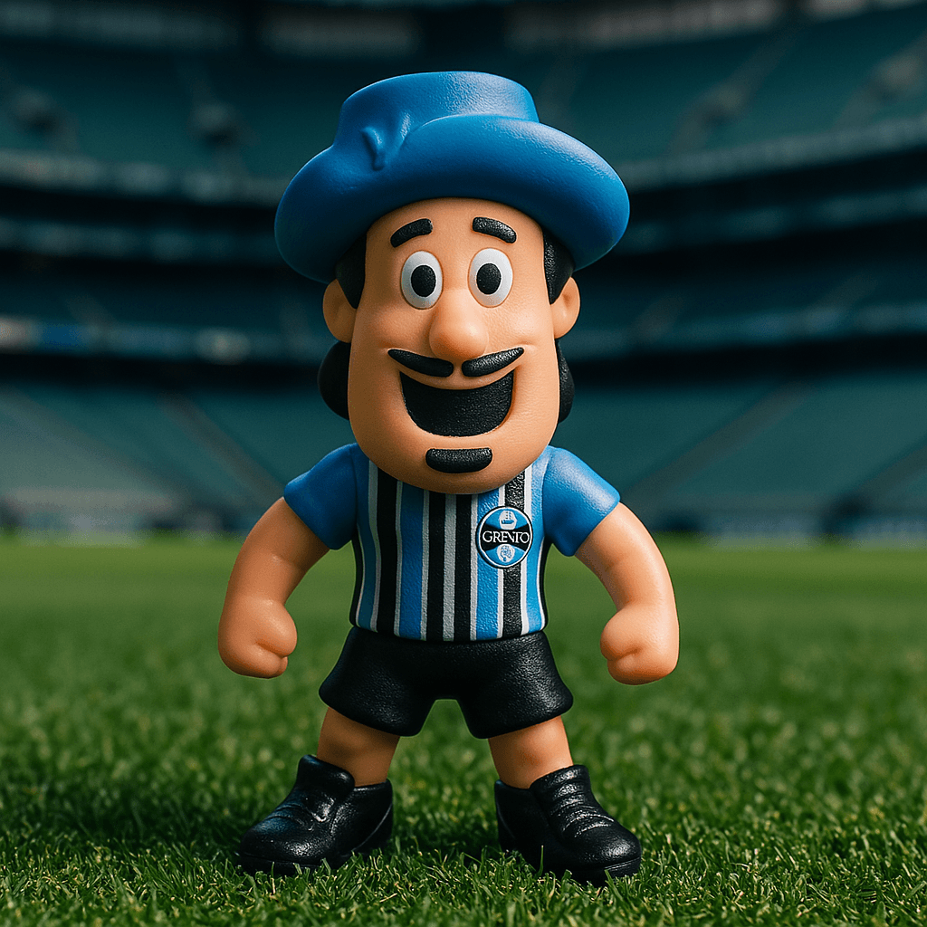 Mascote do Grêmio Mosqueteiro Gremista-Veste a Paixão