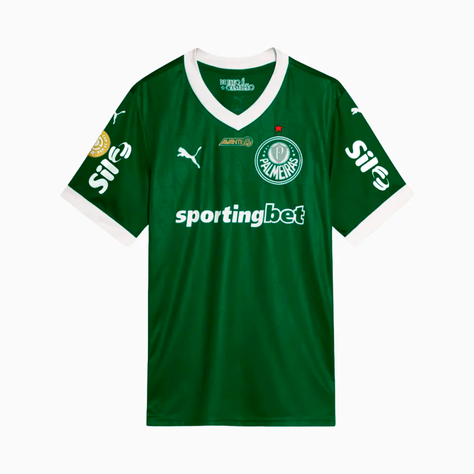 Camisa Puma Palmeiras 2025/26 I Com Patrocínios-Veste a Paixão