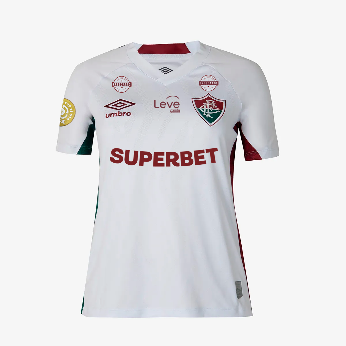 Camisa Feminina Umbro Fluminense 2025/26 II Com Patrocínio-Veste a Paixão