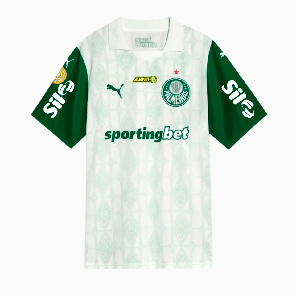 Camisa Puma Palmeiras 2025/26 II Com Patrocínios-Veste a Paixão