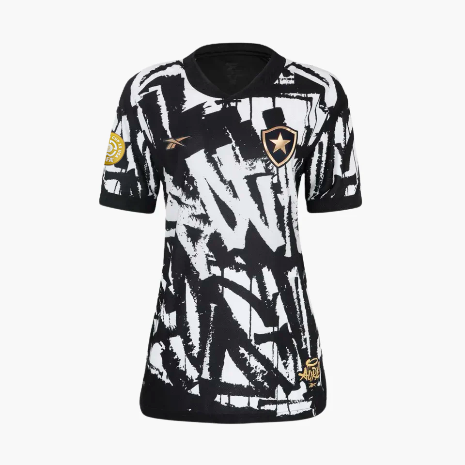 Camisa Feminina Reebok Botafogo 2025/26 IV-Veste a Paixão