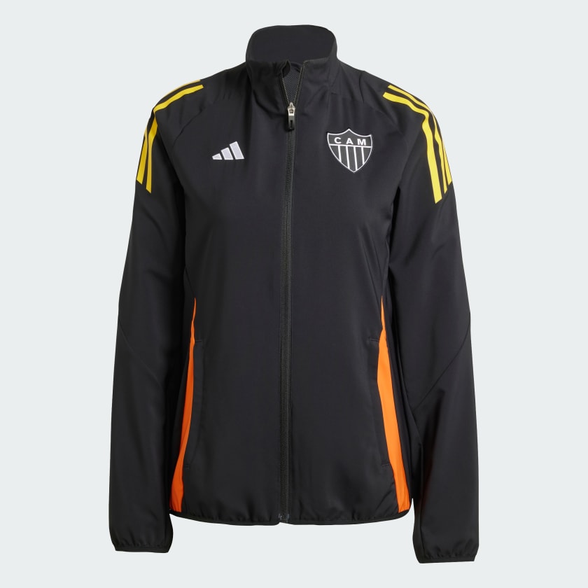 Jaqueta Feminina Apresentação Adidas Atlético Mineiro 2024/25 Tiro-Veste a Paixão