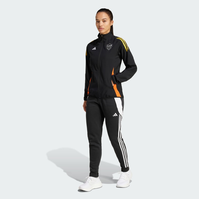 Jaqueta Feminina Apresentação Adidas Atlético Mineiro 2024/25 Tiro-Veste a Paixão